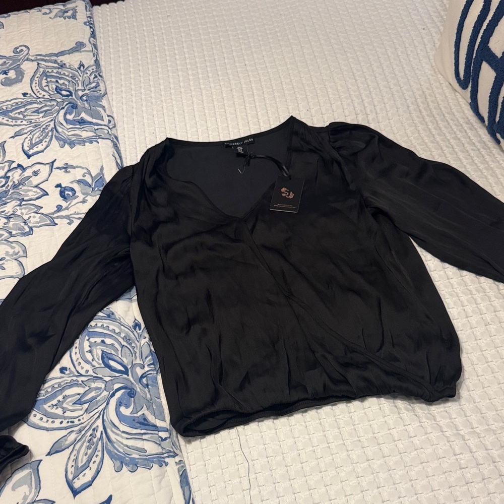 Sincerely Jules Black blouse